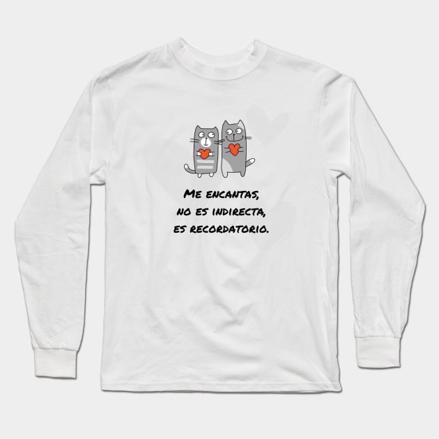 words of inspiration - cat´s lovers Long Sleeve T-Shirt by vitrar